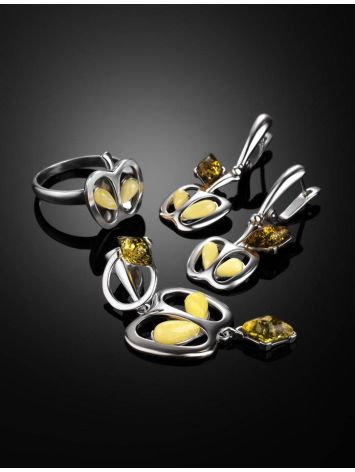 Sweet Amber Apple Pendant In Sterling Silver The Confiture, image , picture 6