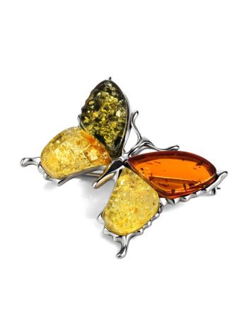 Amber Brooch In Sterling Silver The April, image , picture 3