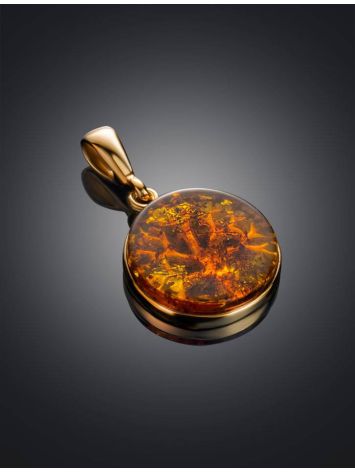 Amber Pendant In Gold-Plated Silver The Tree Of Life, image , picture 3