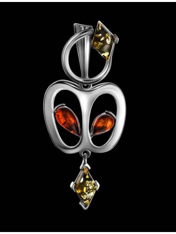 Sweet Amber Apple Pendant In Sterling Silver The Confiture, image , picture 2