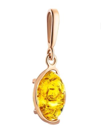 Gold-Plated Pendant With Lemon Amber The Vivaldi, image , picture 3