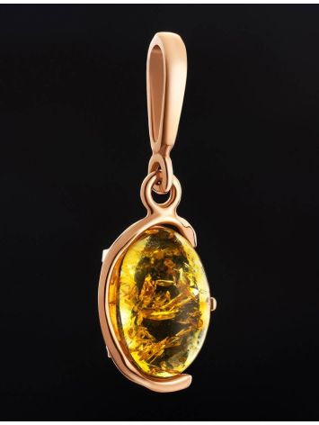 Gold-Plated Pendant With Lemon Amber The Vivaldi, image , picture 2