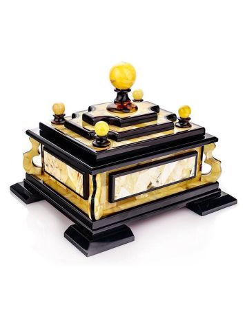 Multicolor Amber Jewelry Box, image 