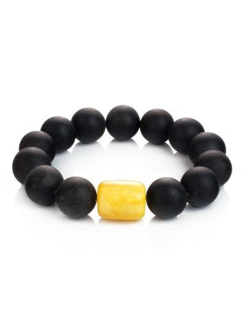 Black Amber Bracelet The Cuba, image 