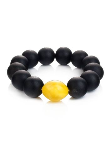 Black Amber Bracelet The Cuba, image 