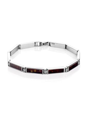 Amber Bracelet In Sterling Silver The London, image 