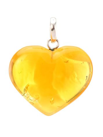 Lemon Amber Heart Pendant The Declaration, image , picture 5