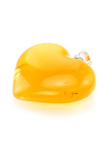 Lemon Amber Heart Pendant The Declaration, image , picture 2