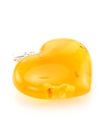 Lemon Amber Heart Pendant The Declaration, image , picture 3