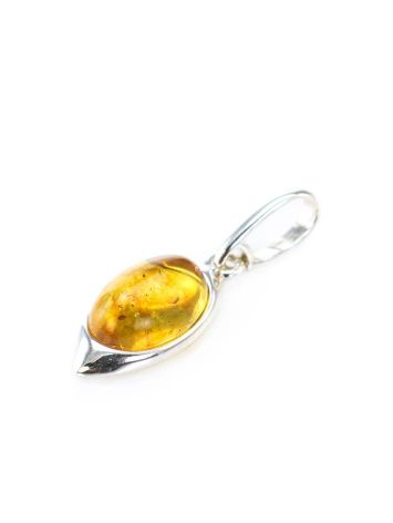 Luminous Lemon Amber Pendant In Sterling Silver The Amaranth, image , picture 3