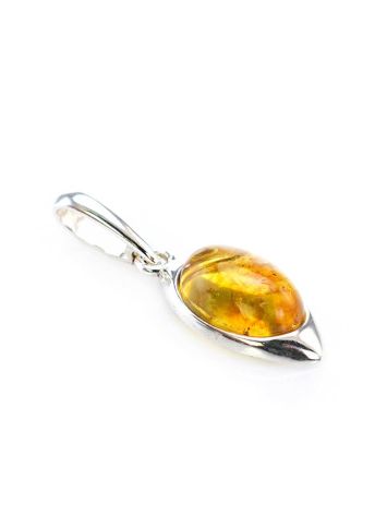 Luminous Lemon Amber Pendant In Sterling Silver The Amaranth, image , picture 4