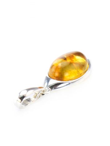 Luminous Lemon Amber Pendant In Sterling Silver The Amaranth, image , picture 5