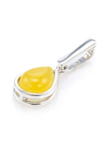 Honey Amber Pendant In Sterling Silver The Fiori, image , picture 3