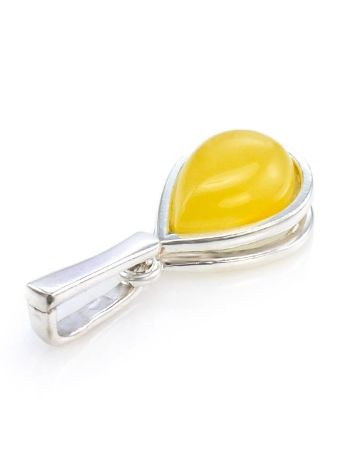 Honey Amber Pendant In Sterling Silver The Fiori, image , picture 4