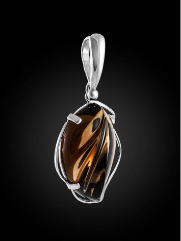 Smoky Quartz Silver Pendant The Serenade, image , picture 3