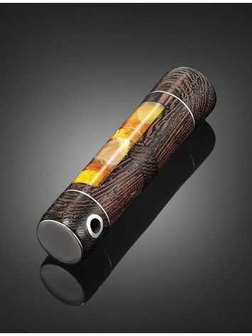 Amber And Wood Bar Pendant The Indonesia, image , picture 2