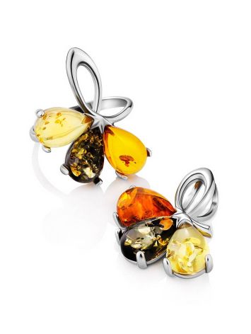 Floral Amber Pendant In Sterling Silver The Dandelion, image , picture 5