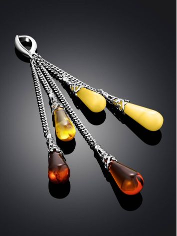 Multicolor Amber Pendant The Roxanne, image , picture 2
