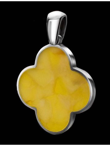 Alhambra Amber Pendant In Sterling Silver The Monaco, image , picture 3