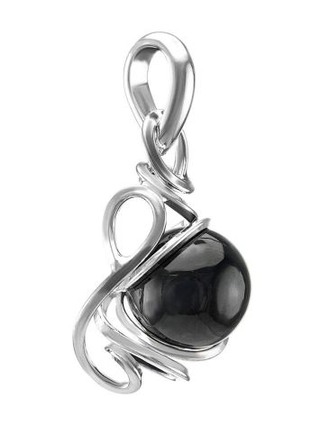 Cherry Amber Pendant In Sterling Silver The Flamenco, image , picture 2