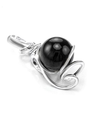 Cherry Amber Pendant In Sterling Silver The Flamenco, image , picture 3