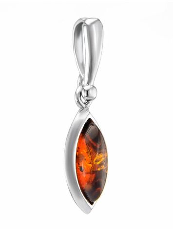 Sterling Silver Pendant With Cognac Amber The Amaranth, image , picture 4