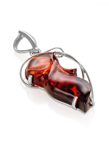 Handcrafted Amber Pendant In Sterling Silver The Rialto, image , picture 3