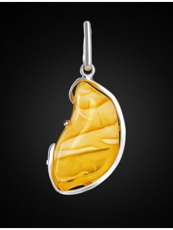 Honey Amber Pendant In Sterling Silver The Lagoon, image , picture 2
