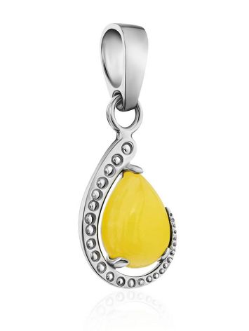 Honey Amber Pendant In Sterling Silver The Acapulco, image , picture 3