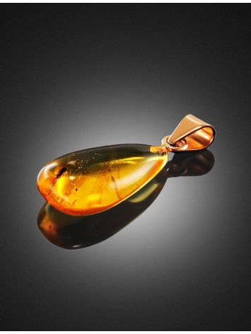 Gold Amber Pendant With Inclusion The Clio, image , picture 3
