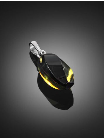 Amber Pendant In Sterling Silver The Electra, image , picture 3