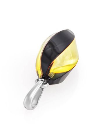 Amber Pendant In Sterling Silver The Electra, image , picture 4