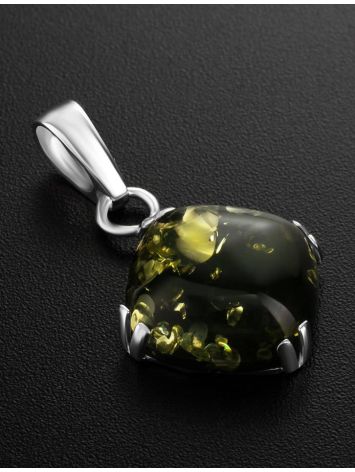 Laconic Amber Pendant In Sterling Silver The Byzantium, image , picture 2