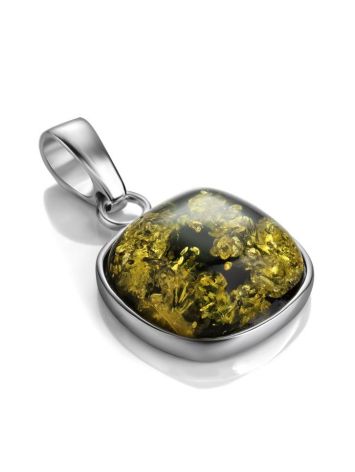 Green Amber Pendant In Sterling Silver The Copenhagen, image , picture 5