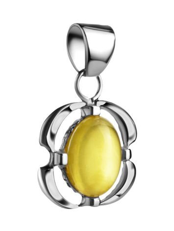 Amber Pendant In Sterling Silver The Violet, image , picture 5