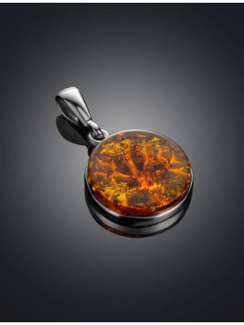 Talisman Silver Pendant With Amber The Tree Of Life, image , picture 2