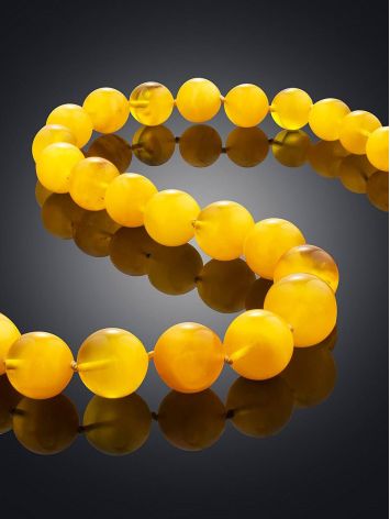 Fashionable Honey Amber Beaded Necklace, image , picture 2