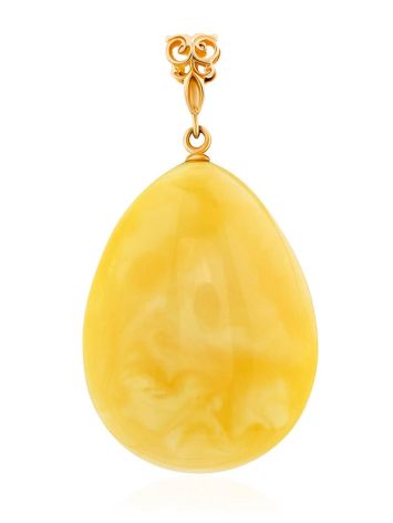 Elegant Gold Amber Pendant, image , picture 3