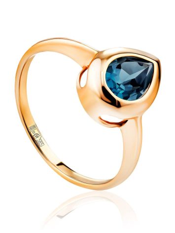 Chic Gold Topaz Ring, Ring Size: 8 / 18, image 