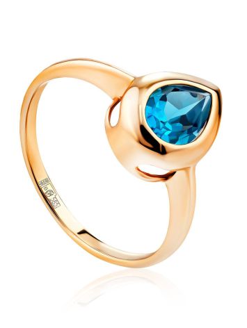 Elegant Gold Swiss Topaz Ring, Ring Size: 7 / 17.5, image 