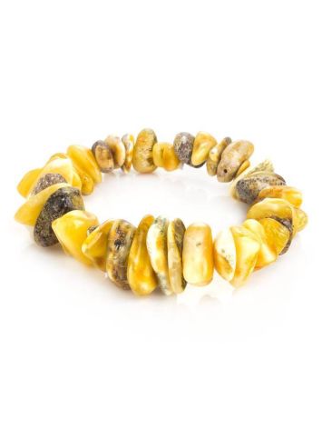 Unpolished Honey Amber Bracelet, image 