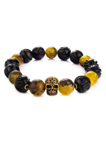 Amber And Wood Bracelet The Cuba, image 