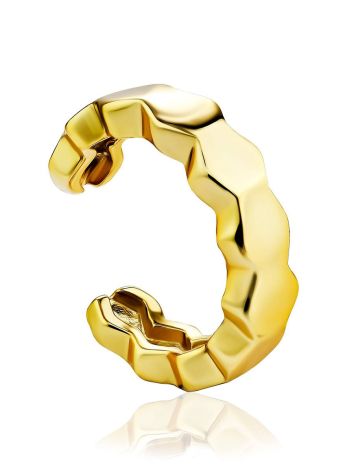 Honeycomb Motif Gilded Silver Ear Cuff The ICONIC, image 