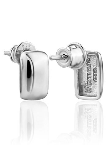 Simplistic Silver Earrings The Liquid, image , picture 4