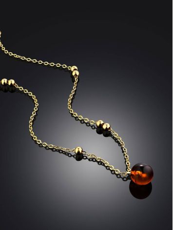 Refined Gilded Silver Amber Necklace The Palazzo, image , picture 2