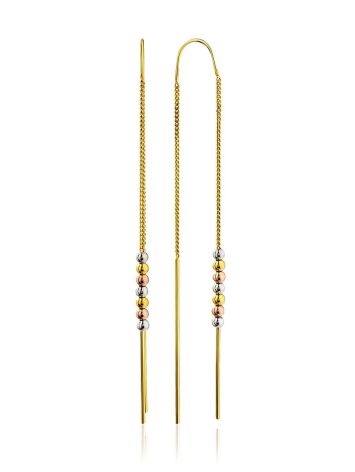 Mix Color Gilded Silver Threader Earrings The Sparkling, image 