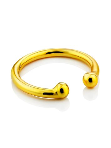 Sleek Gilded Silver Ear Cuff The Liquid, image , picture 3