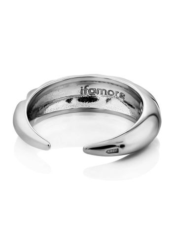 Twisted Design Silver Adjustable Ring The ICONIC, Ring Size: Adjustable, image , picture 5