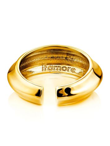 18ct Gold on Sterling Silver Open Ring The ICONIC, Ring Size: Adjustable, image , picture 5