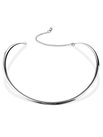 Minimalist Silver Collar Necklace The ICONIC, image 
